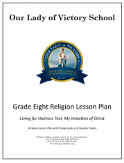 Lesson Plans – Grade 08 Religion